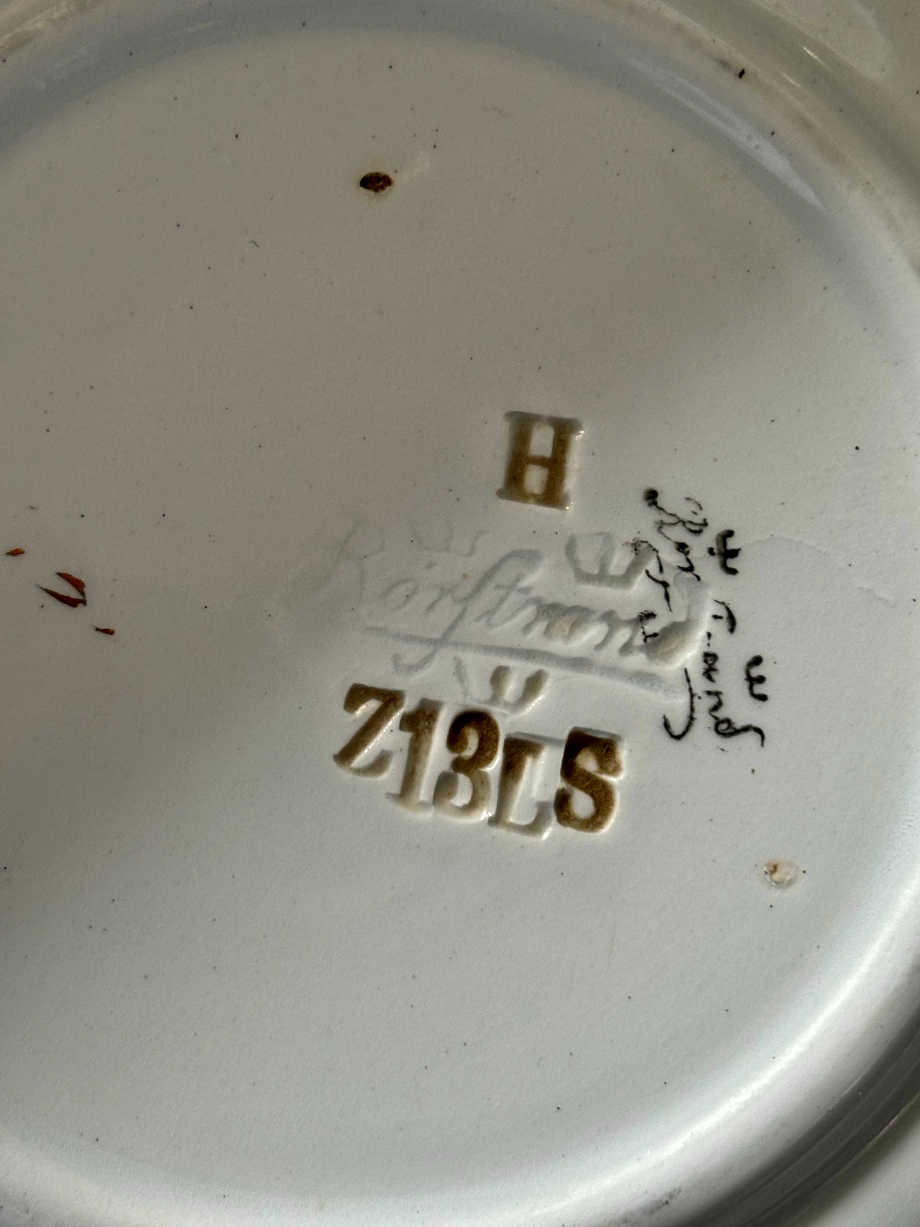 Serwis do kawy na 12 osób, porcelana, zabytkowy, Rorstrand 1920 rok