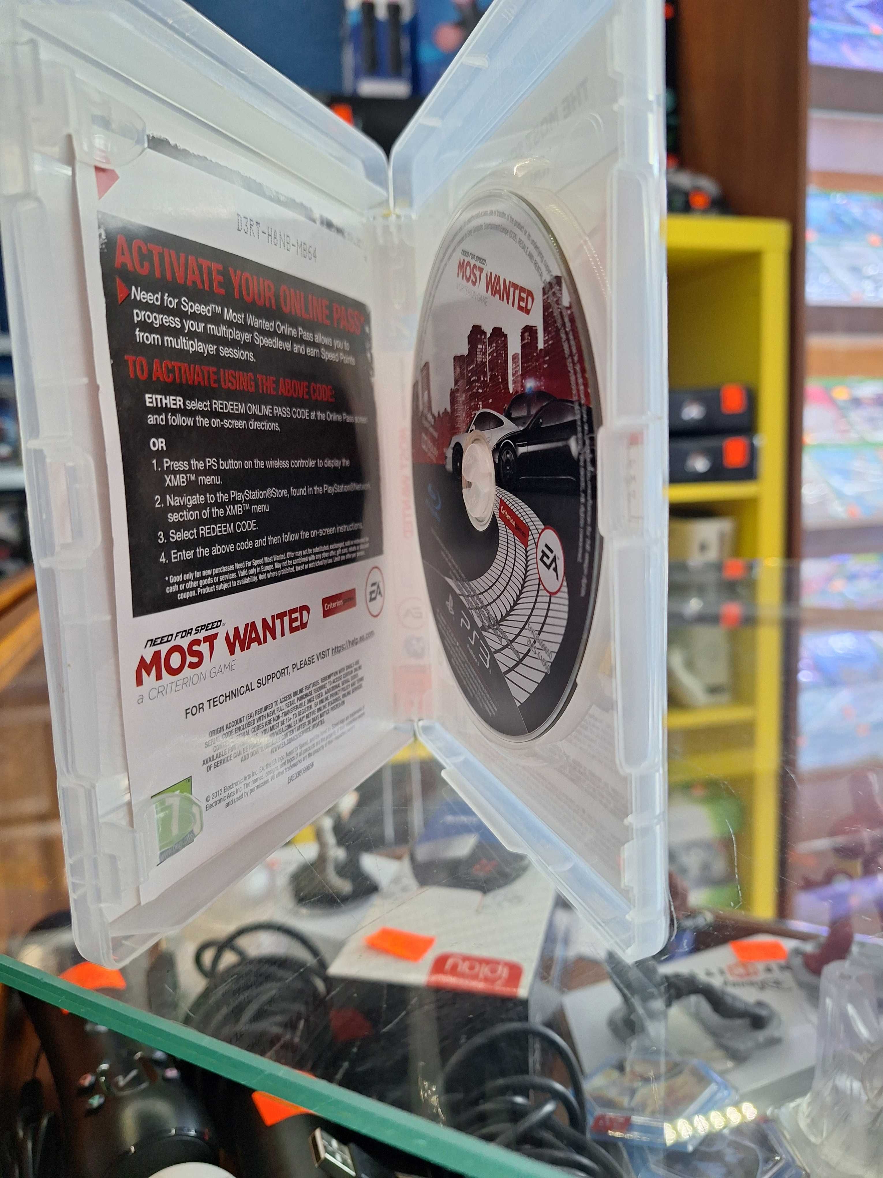 Need For Speed Most Wanted PS3, BDB, Sklep Centrum Grania