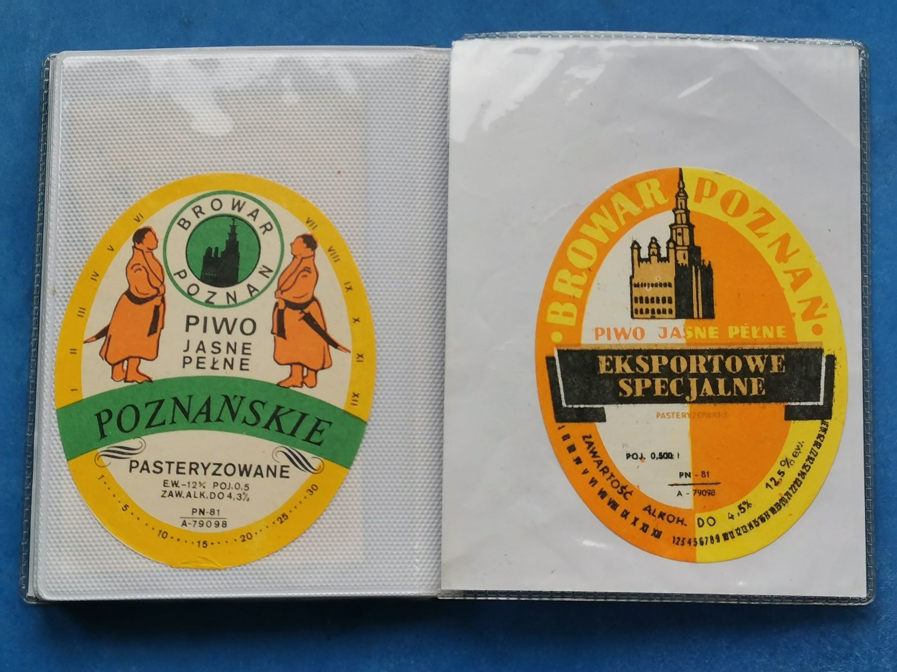 Stare etykiety piwne BrowaryPolskie 58 sztuk