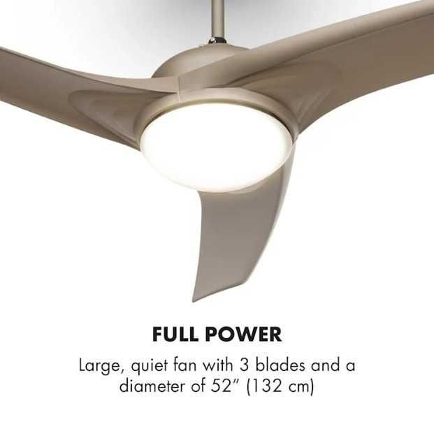 wentylator sufitowy wiatrak lampa klarstein