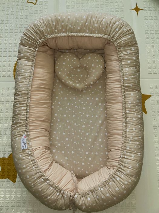 Кокон - гніздечко Baby Veres "Smiling Animals beige"