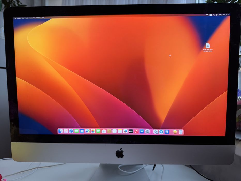 Imac 27ʼʼ 2017 core i5 128ssd 2tb hdd 16gbRam