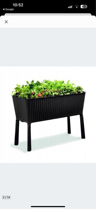 Donica podłużna KETER Easy Grow 230297 Brąz