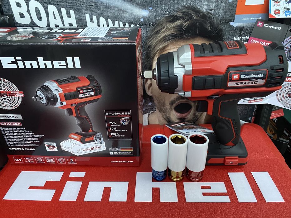 Гайковерт ударний  Einhell IMPAXXO 18/400 !ЦІНА ДОГОВІРНА!