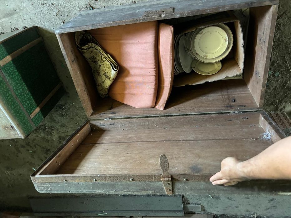 2 baús antigos companhia nacional de navegação