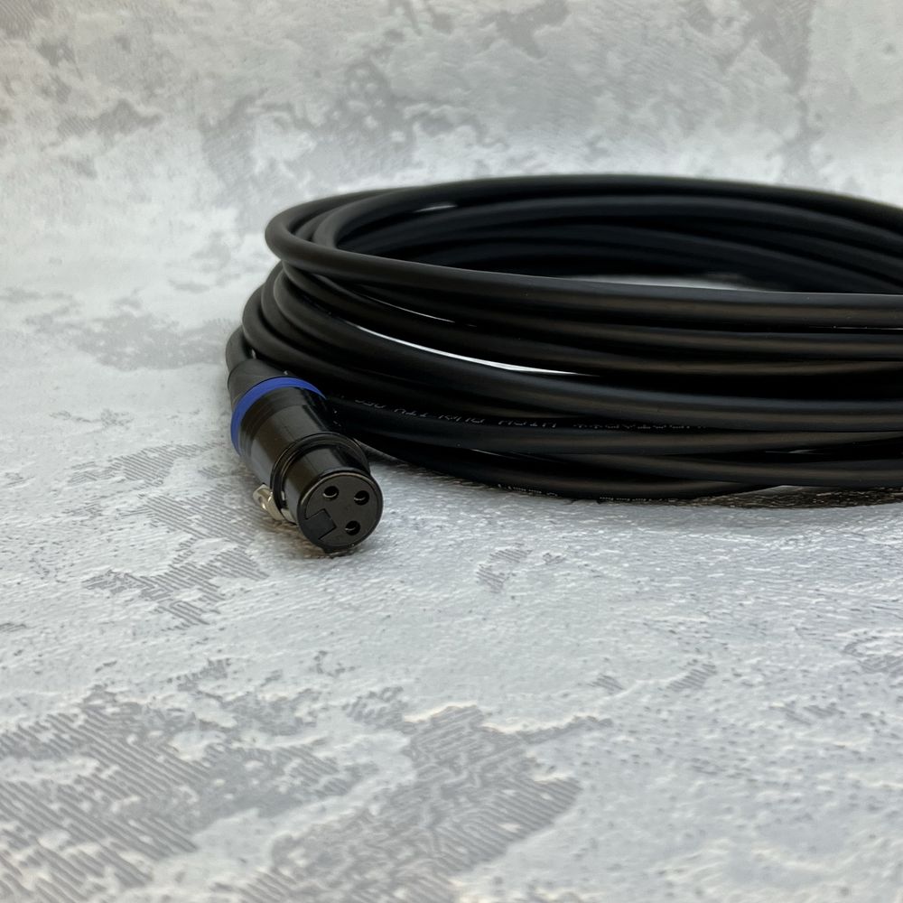 Кабель XLR різні, кабель мікрофоний, DMX, міжблочний, акустичний