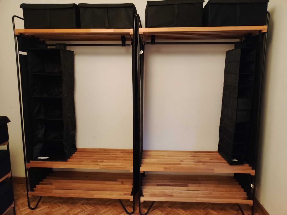Szafy tekstylne i organizer IKEA BODO
