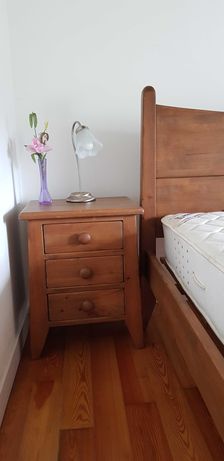 Mobília de quarto de cama rustica