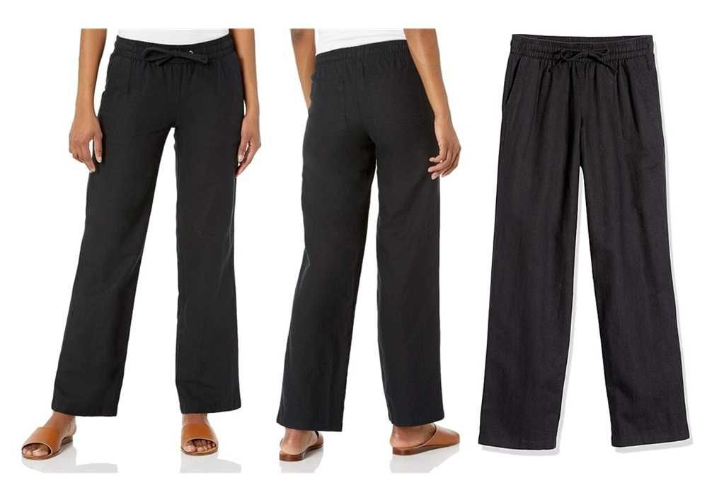 Amazon Calças de perna larga Tam S (123)