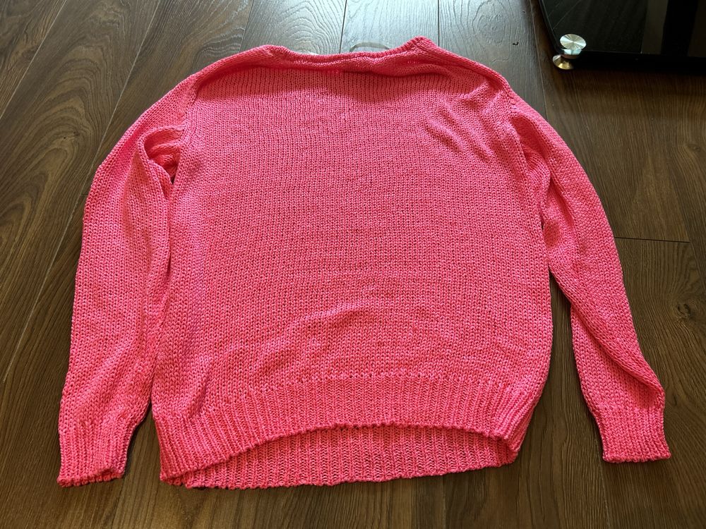 Sweter rozowy neonowy