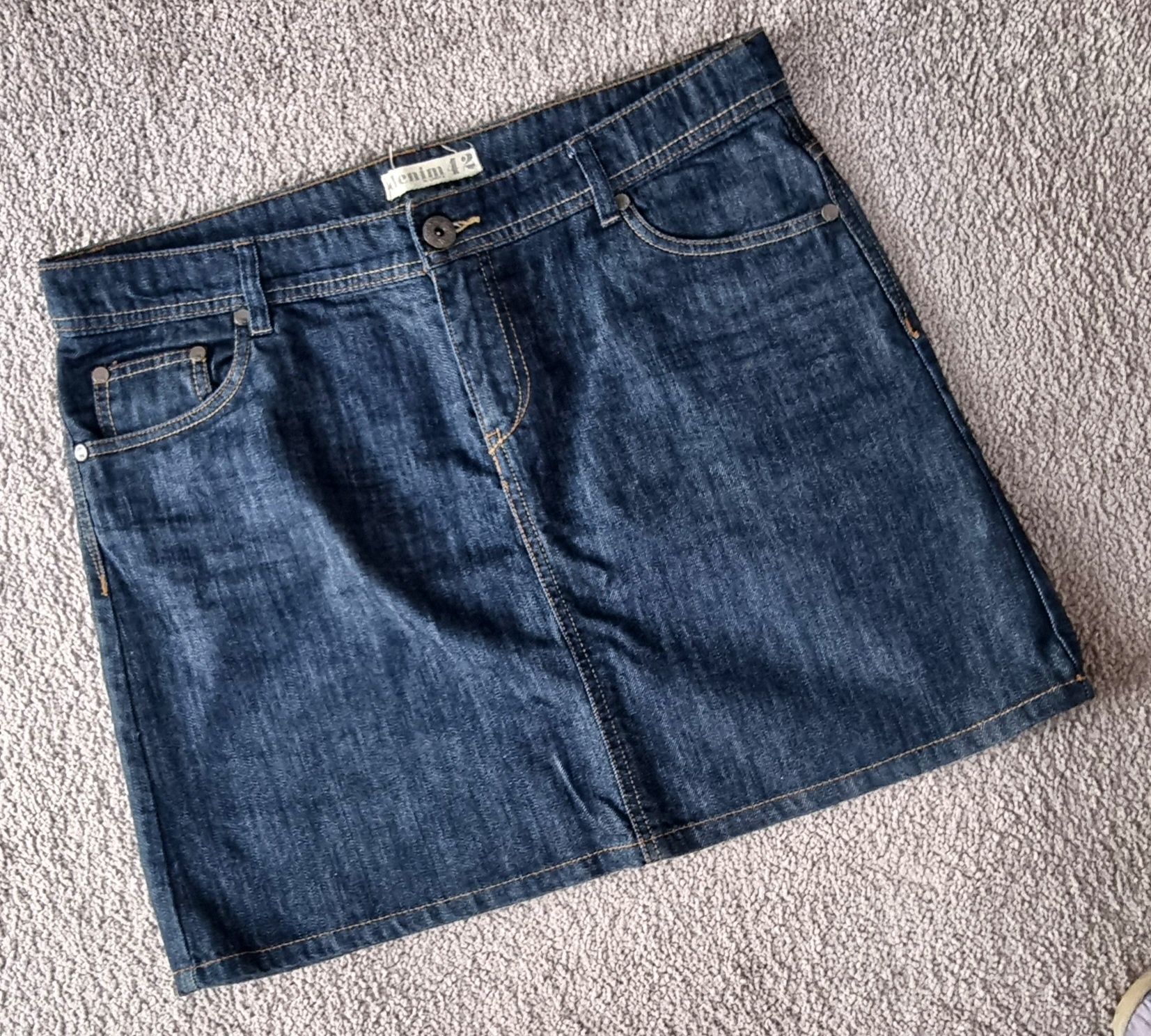 Denim jeansowa spódniczka rozm.42