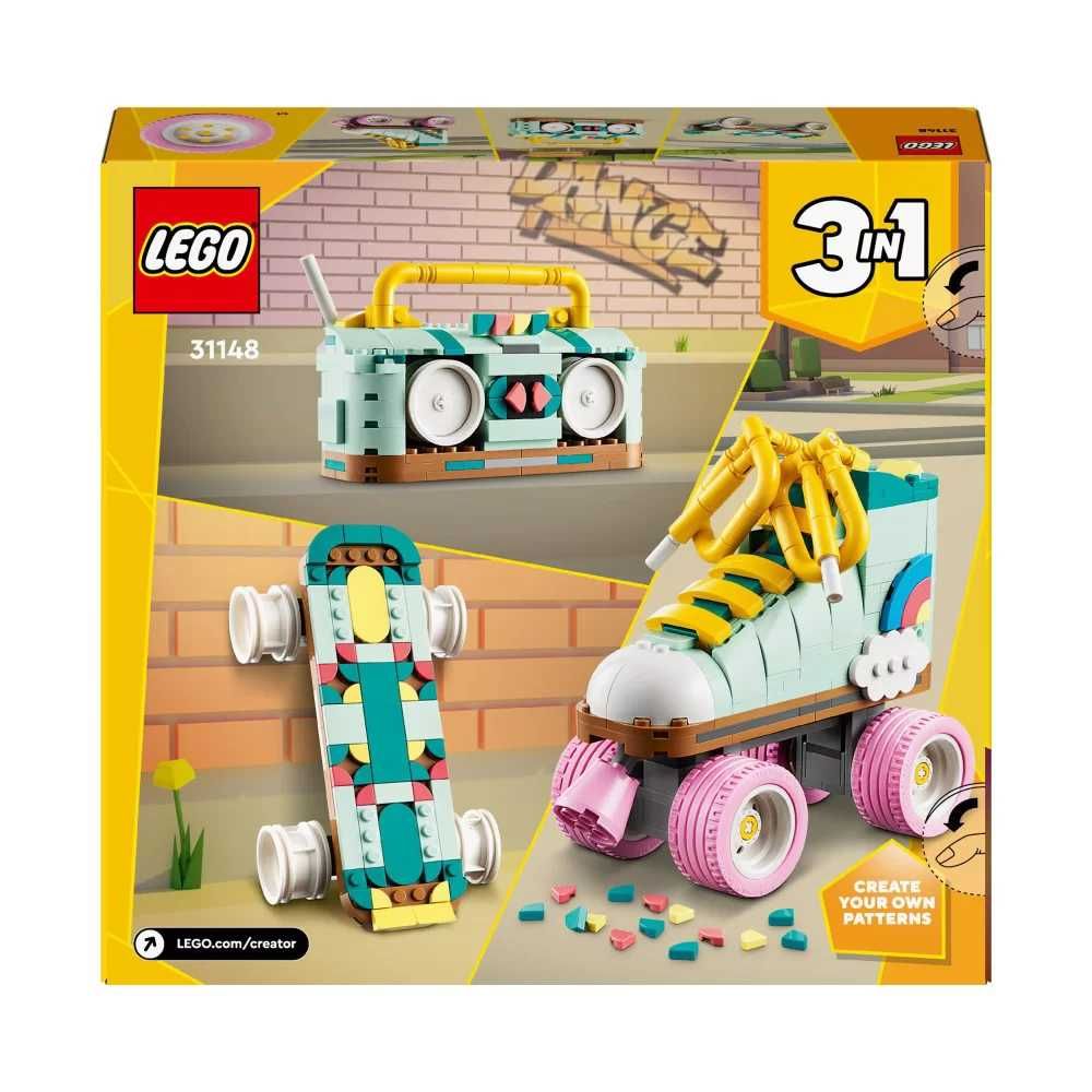 LEGO Creator 3 w 1 - Wrotki / deskorolka / megnetofon (31148)