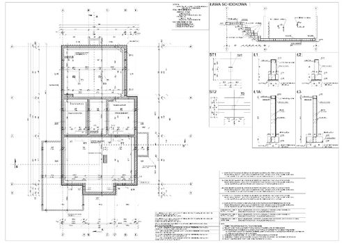 Projekty, rysunki techniczne, budownictwo, architektura, Autocad 2D