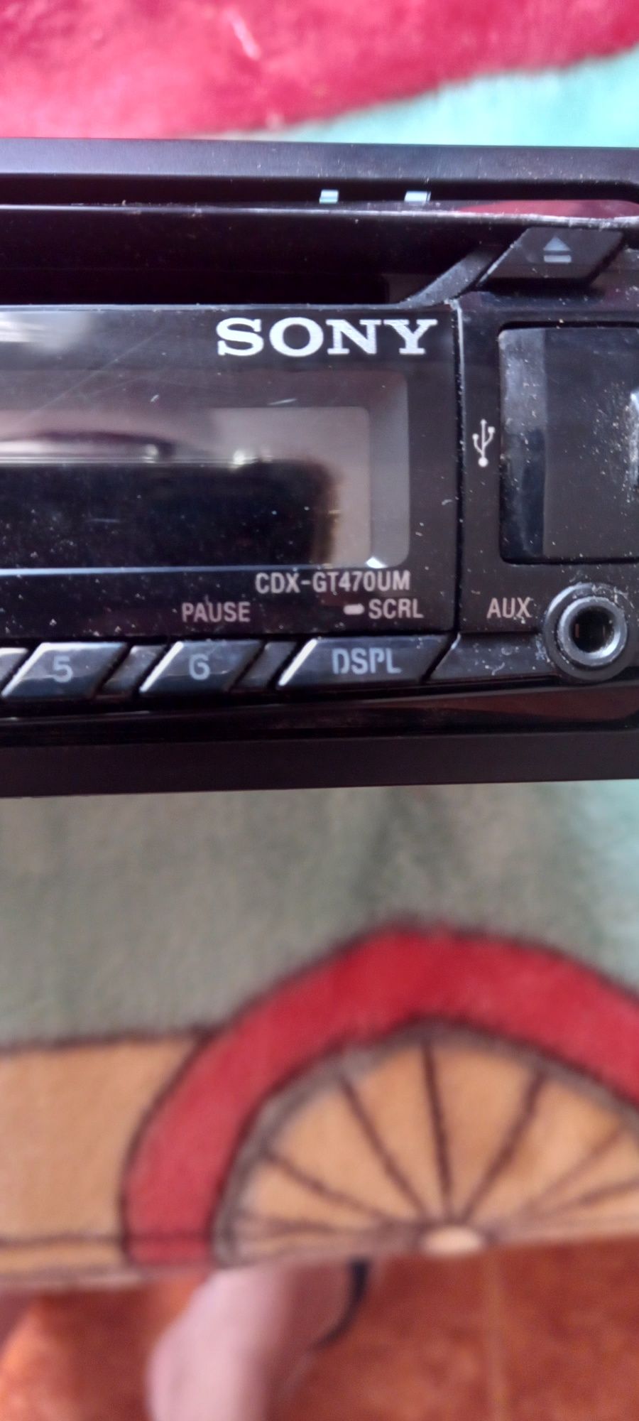 Auto rádio Sony CDX-GT 470 UM