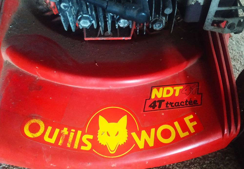 Corta relva a gasolina.