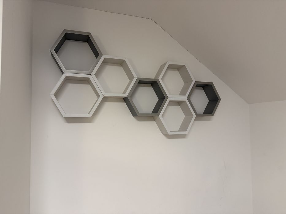 półka PLASTER MIODU heksagon