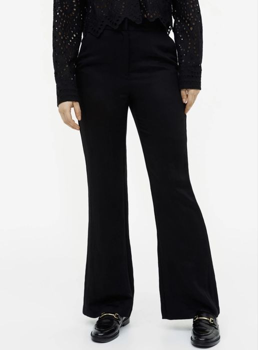 Чорні класичні штани-кльош H&M