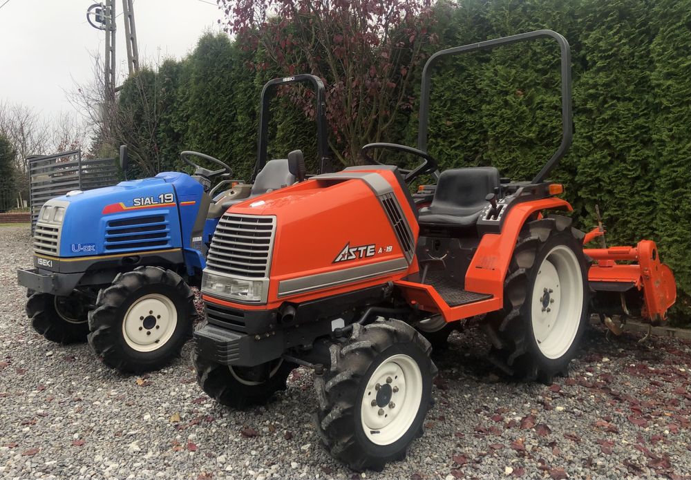 Traktorek 4x4 Iseki Sial 19 Wspomaganie kierownicy Japoński