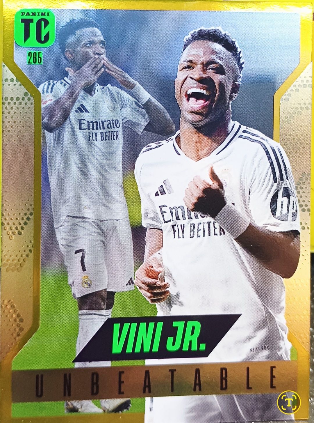 Karta kolekcjonerska Top Class Panini nr 265 Unbeatable Vini Jr