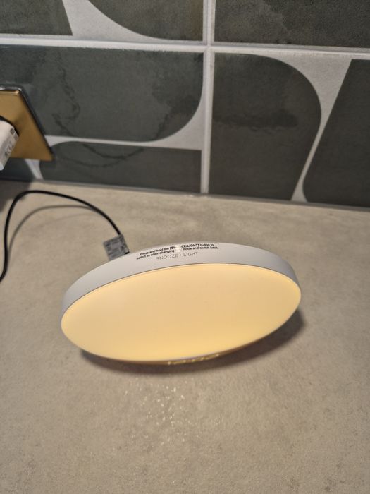 Mahli lampa zegar budzik światło jak nowa