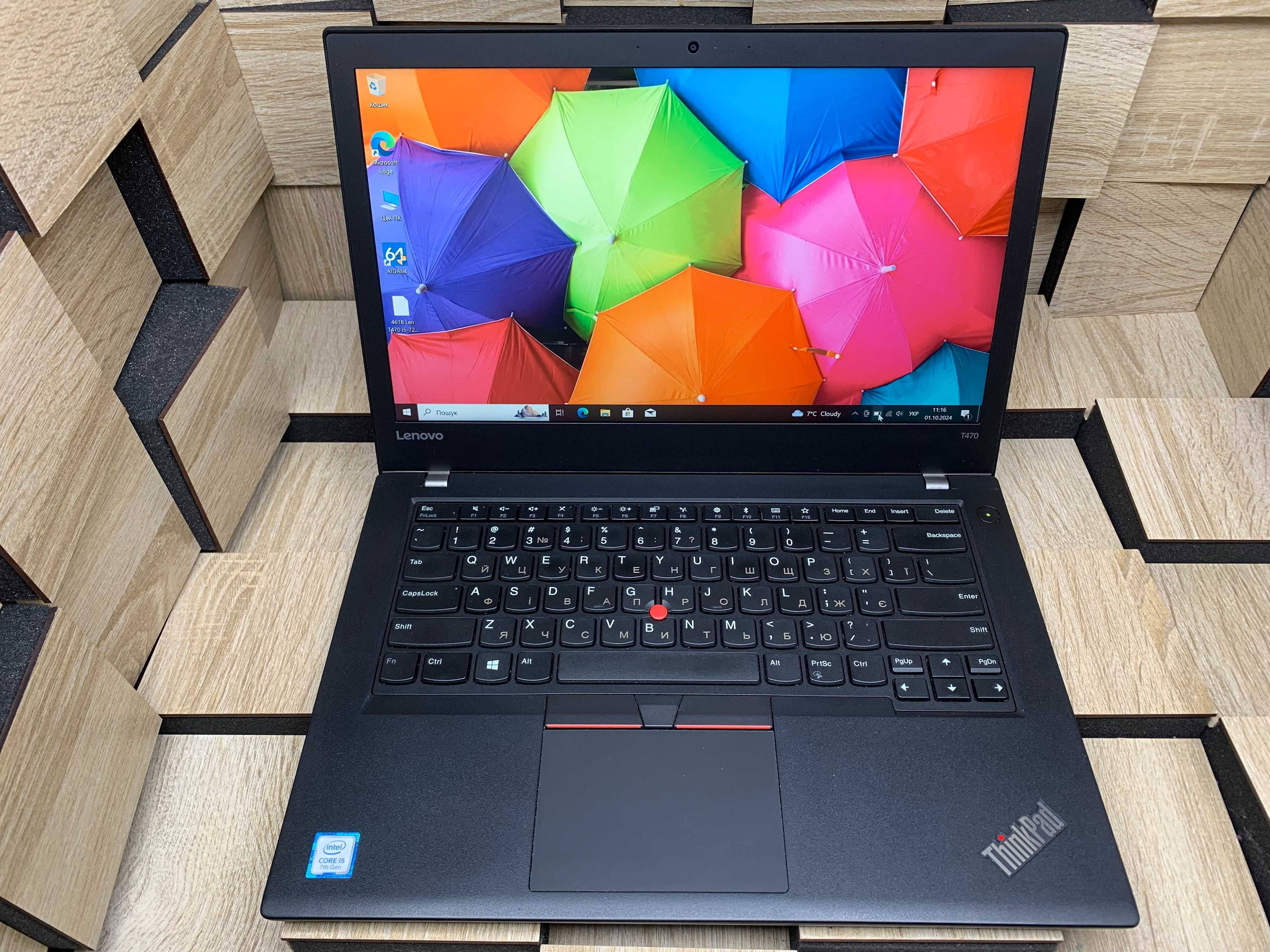 №4618 Ноутбук Lenovo ThinkPad T470/i5-7200U/8Gb/SSD256