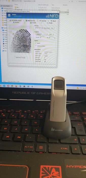 Leitor Biométrico