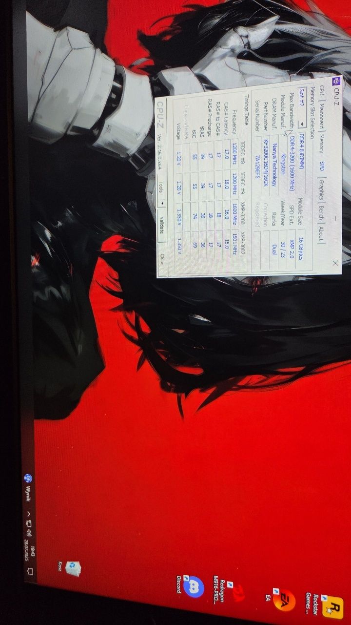 Pamięć ram Goodram IRDM X DDR4 16GB CL16 3200mhz