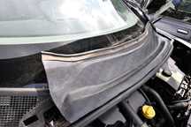 Жабо Рено Сценік 3.Накладка під лобове скло Renault SCENIC 3