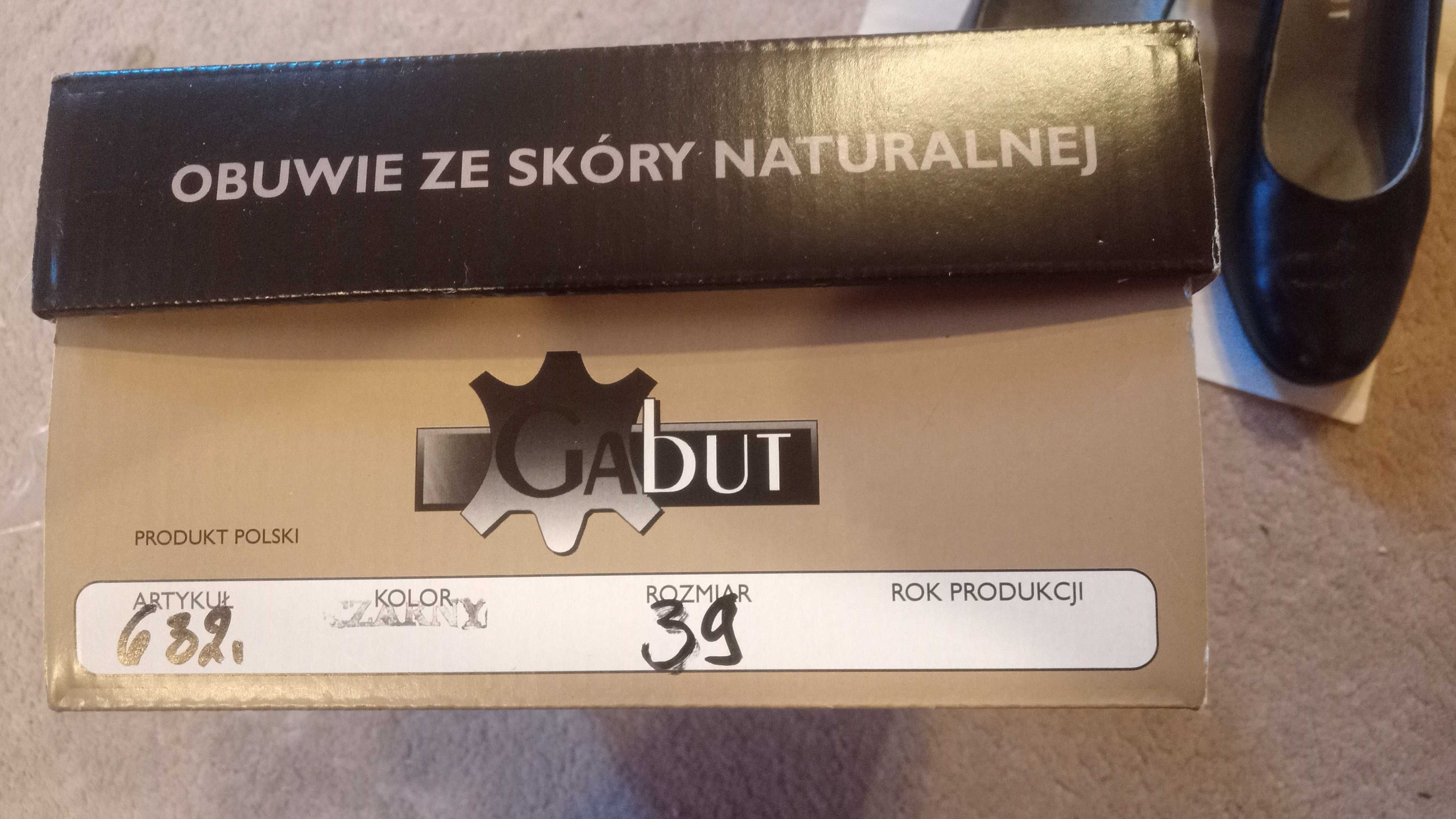 Skórzane buty damskie rozm 39 Gabut