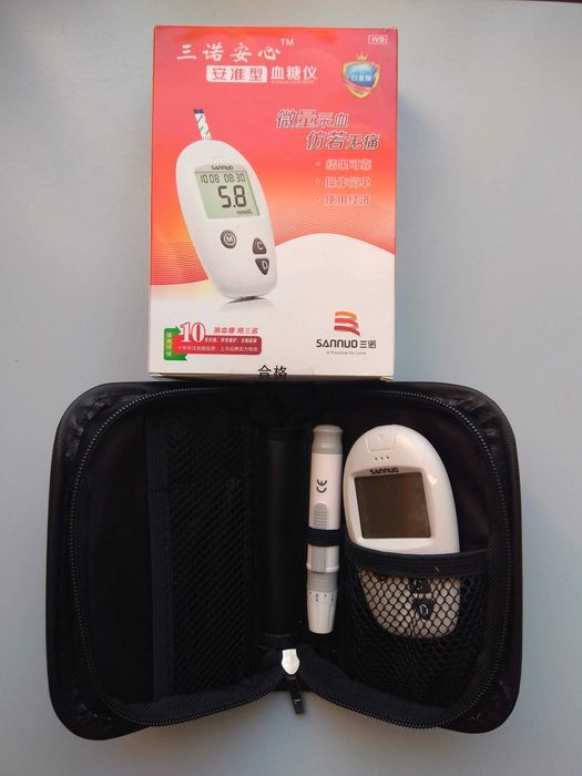 глюкометр Sannuo (також відомий під брендами Sinocare та Cofoe)