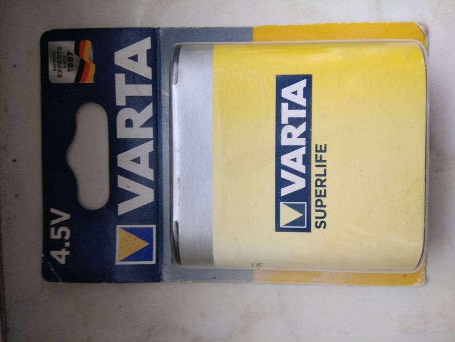 Алкалайн батарейка Varta longlife Alkaline размер ААА и АА