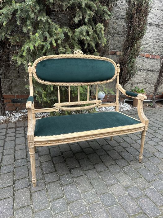 Antyczna Sofa Kanpa Ławka Ludwik Fotel Antyk Po Renowacji Uniakt !