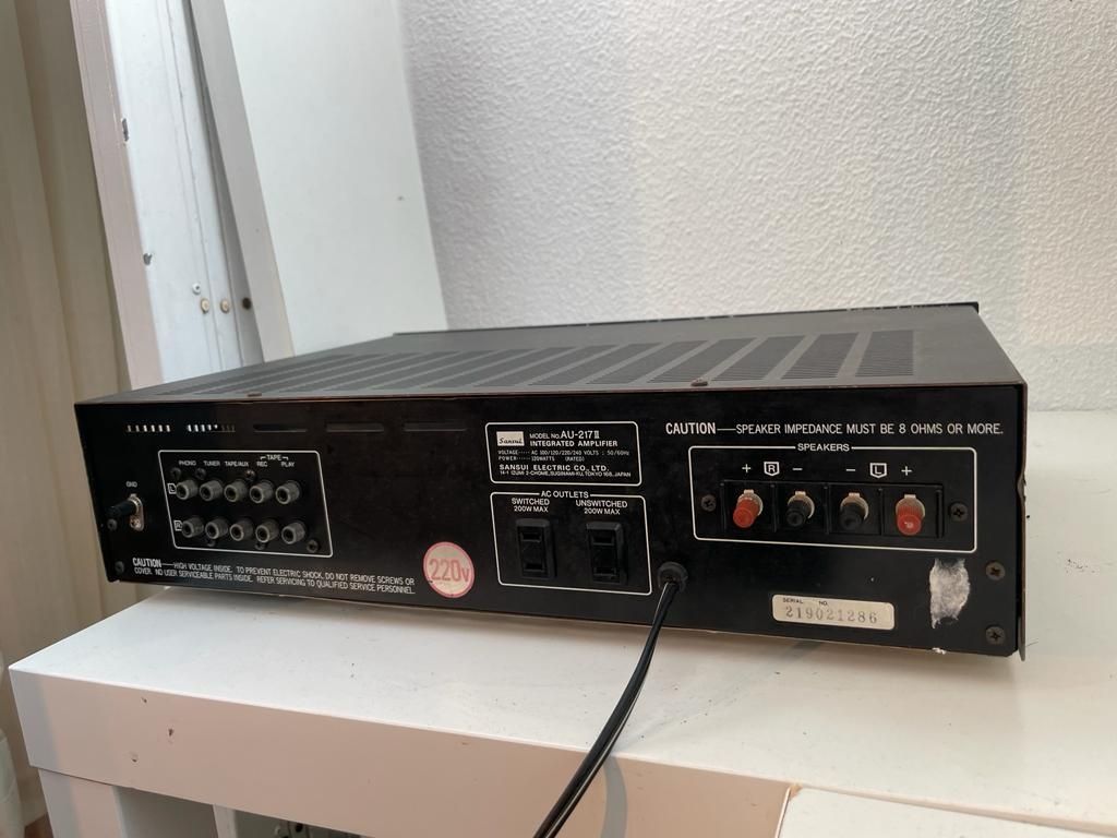 Amplificador sansui AU-217 mk2