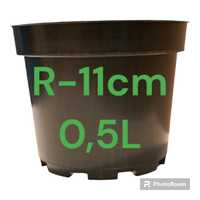 Doniczka produkcyjna R-11cm 0,5L