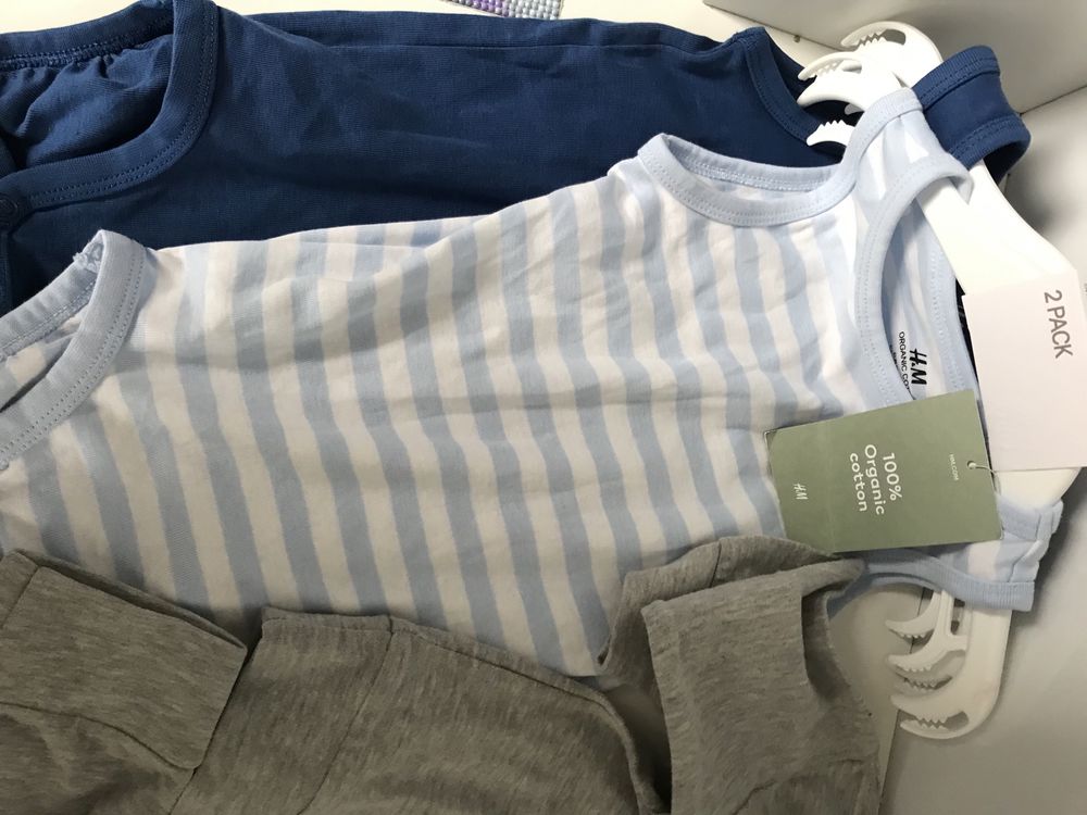 Nowy 2 pak body H&M i nowa piżama Benetton, 92 cm