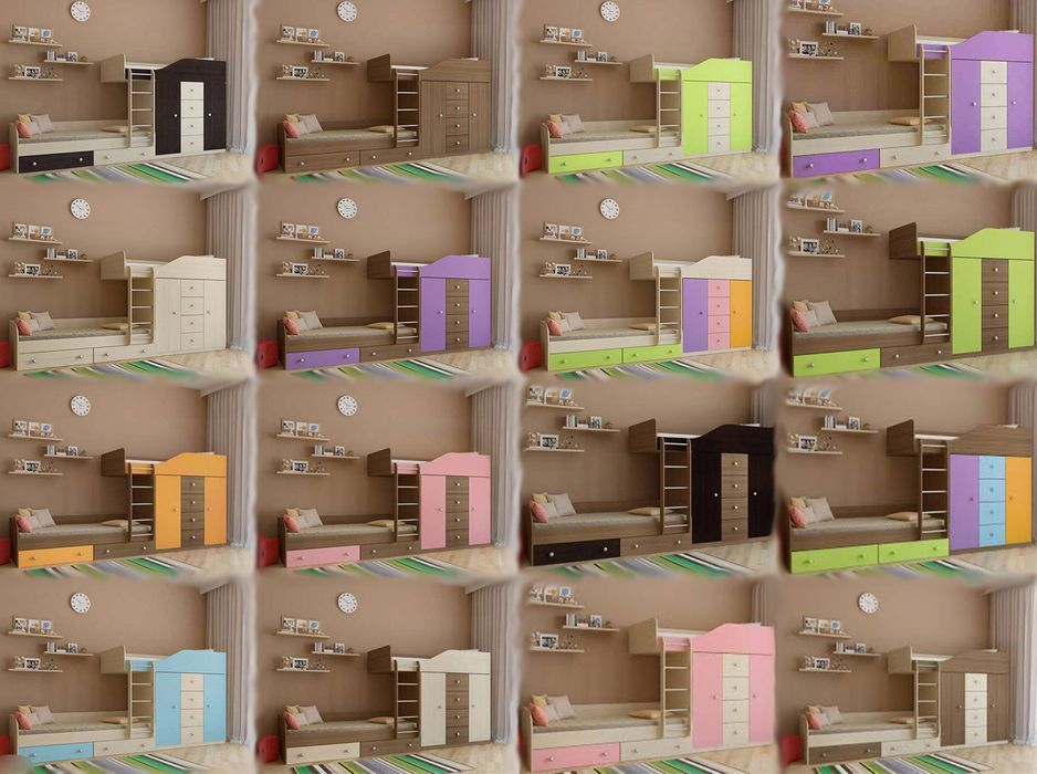 Двухъярусная кровать двоярусне ліжко