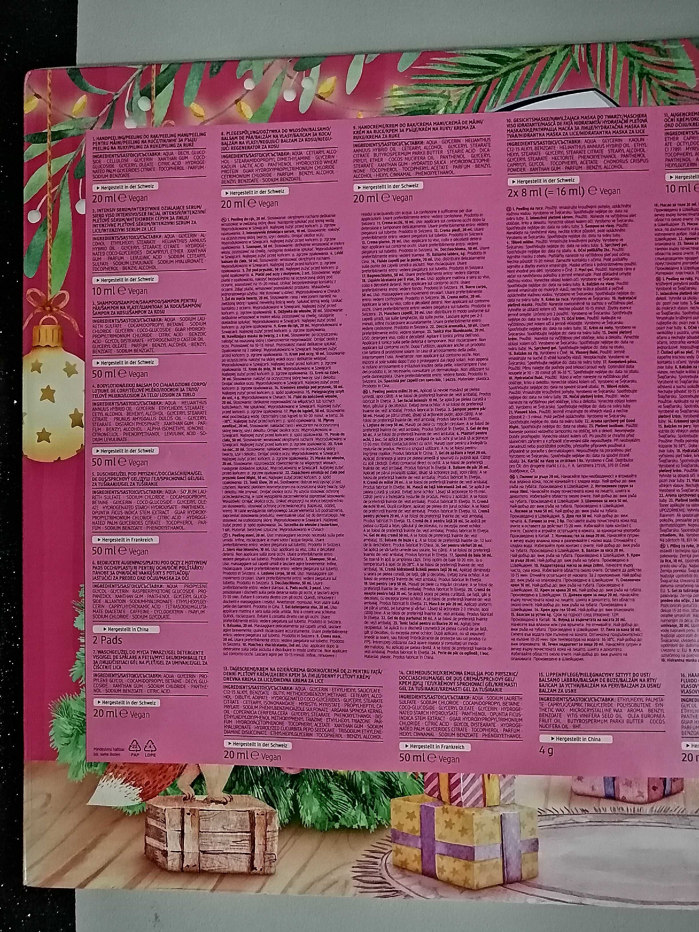 Nowy kalendarz Balea DM Advent Calendar Adventskalender mix set