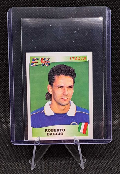 Cromo de Roberto Baggio - Euro 1996 - Itália – Panini
