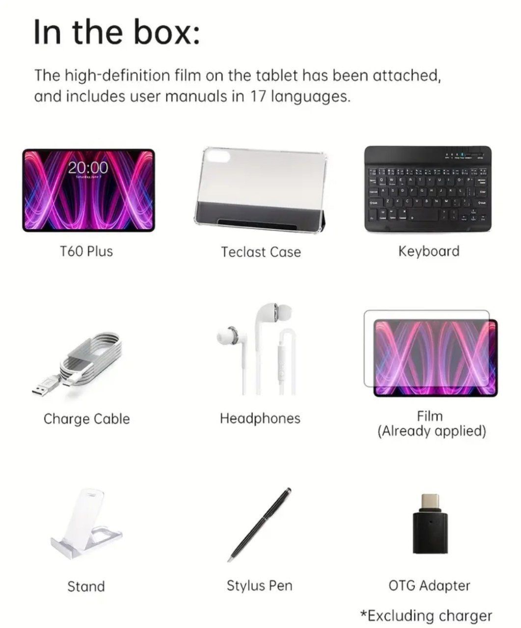 Планшет Teclast T60 Plus 6(6+10) ОЗУ 128gb