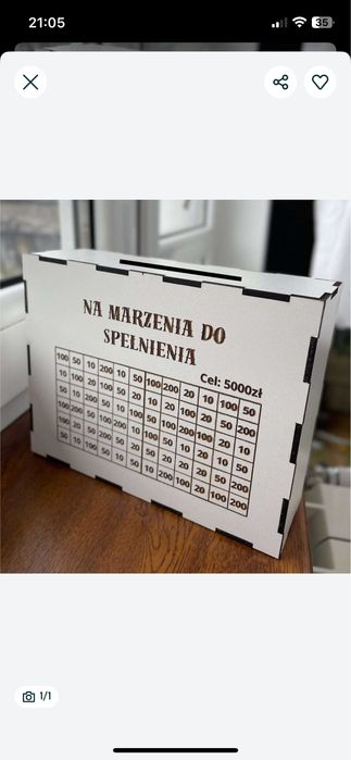 Skarbonka wykreslanka