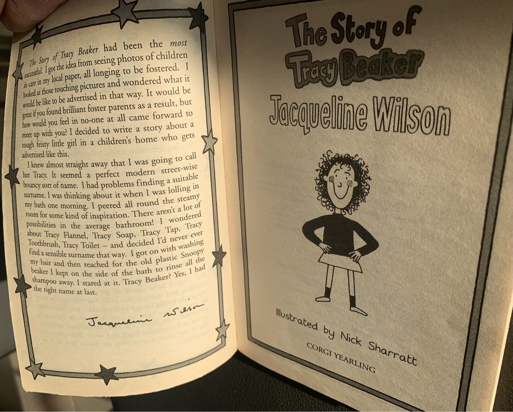 The story of Tracy Beaker Jacqueline Wilson język angielski