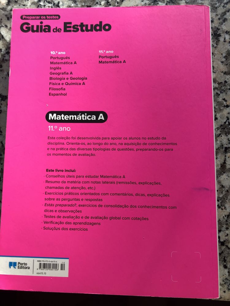 Livro de preparação para Testes matemática A