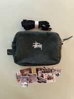 Сумка Stussy Canvas месенджер стуссі стусси +подарунок стікери Stussy
