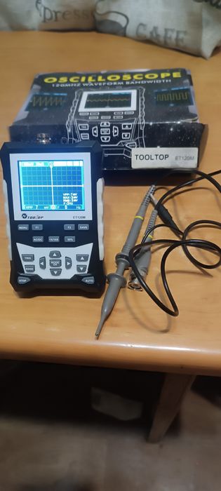 TOOLTOP ET120M 120 МГц цифровой осциллограф.