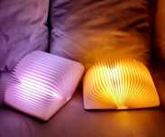 Lampka LED - ksiażka, duża, USB, drewno, ciepłe i zimne swiatło, NOWA