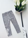 Szare legginsy getry dziewczęce spodnie