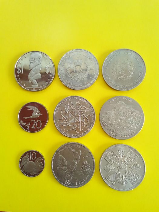 Продам монети   великої Британії та нової Зеландії, в гарному стані.