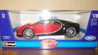 Bburago Bugatti Chiron Red Black 1:18 Burago