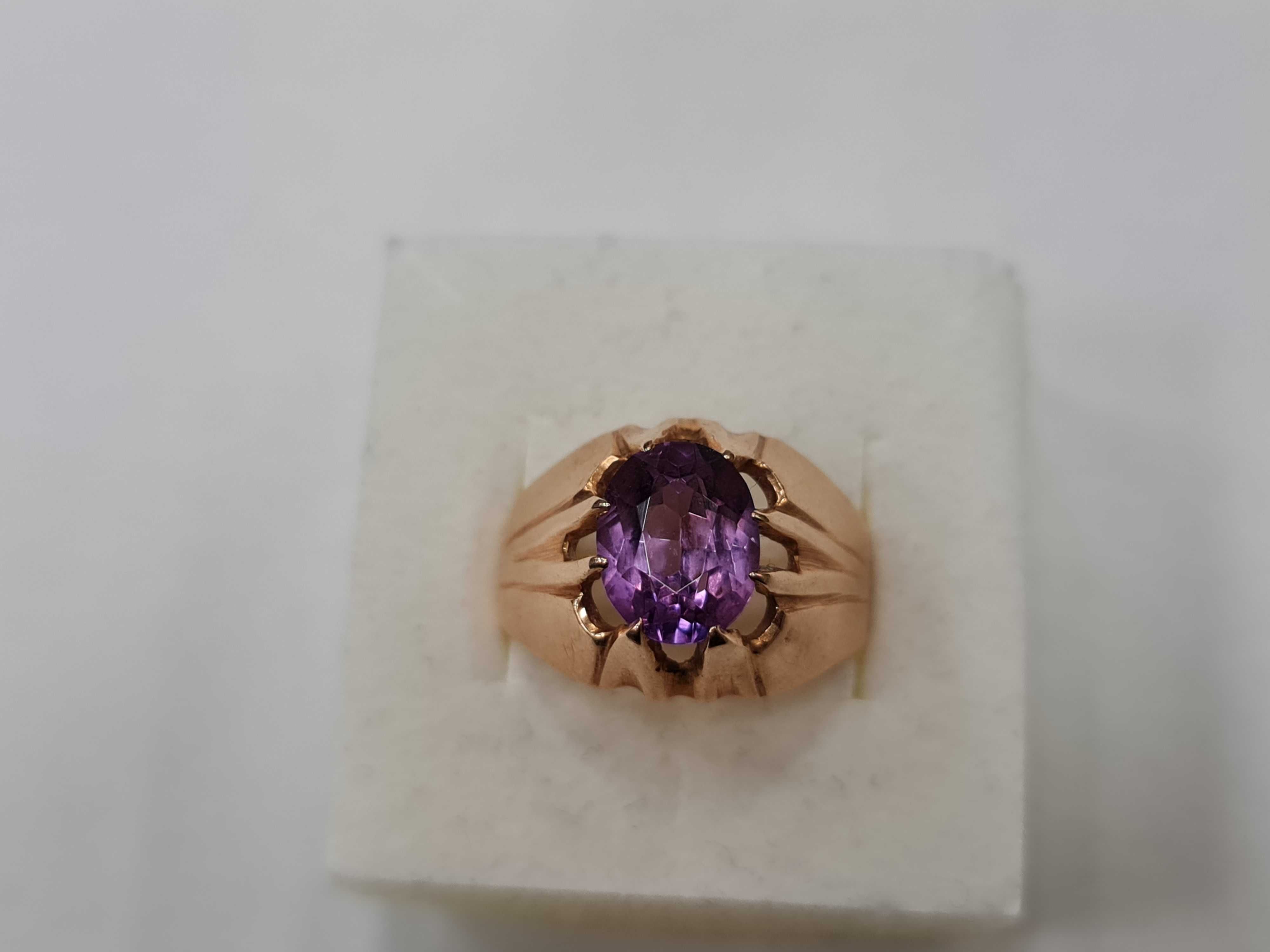 II poł. XX wieku! Złoty sygnet/ Radzieckie 583/ 7.05 gram/ R17