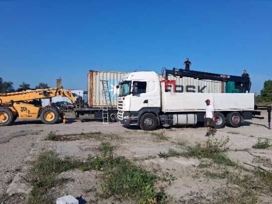 Kontener Morski 40 HC Transport Rozładunek Suchy Szczelny